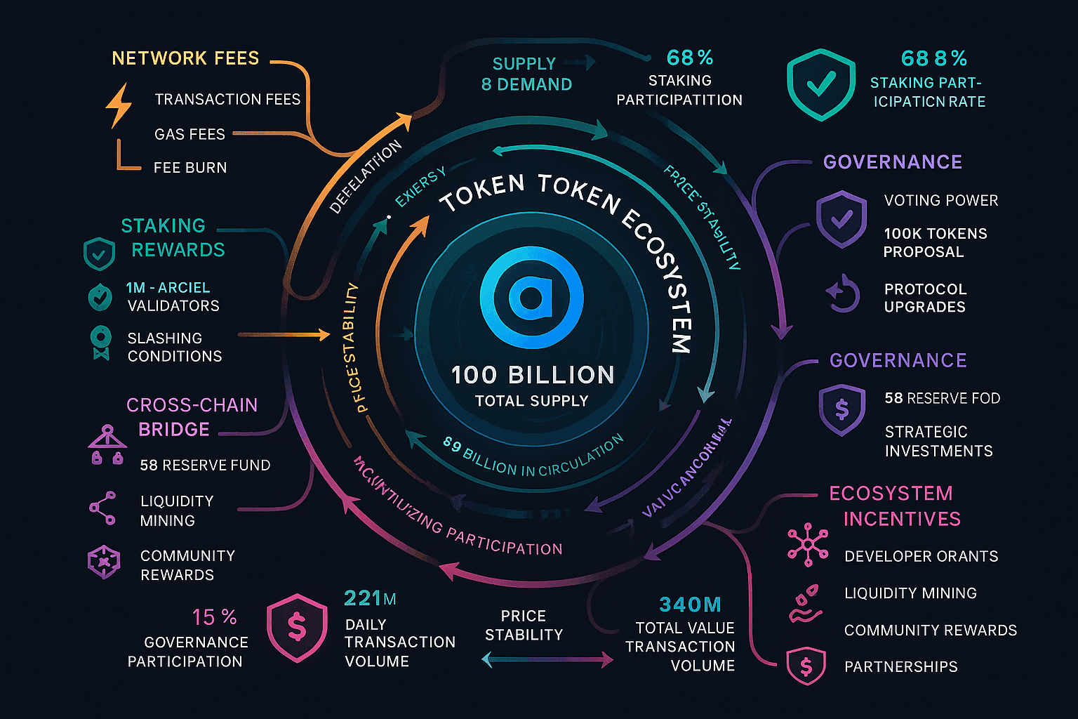 Arciel Token Ecosystem Flow