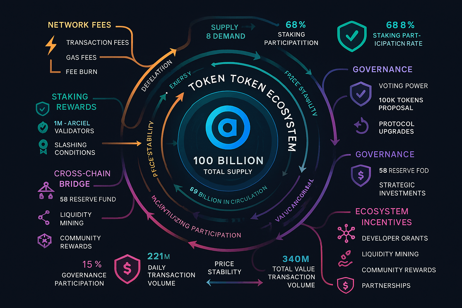 Arciel Token Ecosystem Flow